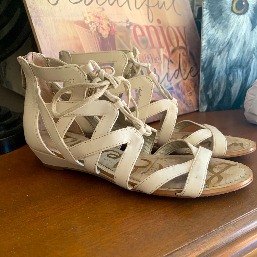 Sam Edelman Cream Sandals 5.5